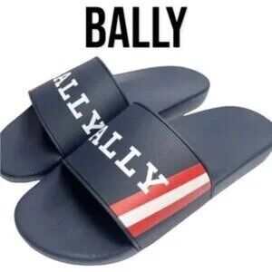 NEW BALLY SIMON O. LOGO SLIDES UNISEX